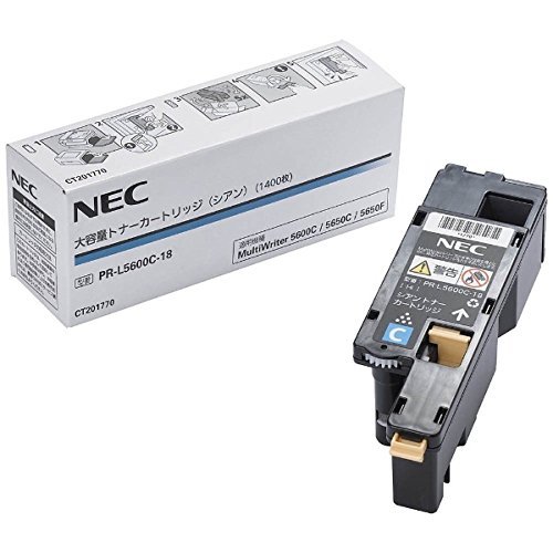 NEC PR-L5600C-18 大容量トナー シアン(1400枚) NE-TNL5600-18J 送料無料