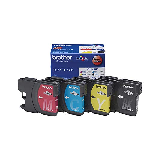 ブラザー工業 【brother純正】インクカートリッジ4色パック LC11-4PK 対応型番:MFC-6890CN、MFC-6490CN 送料無料 ブラザー工業 【brother純正】インクカートリッジ4色パック LC11-4PK 対応型番:MFC-6890CN、MFC-6490CN 送料無料