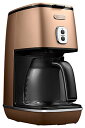 De'Longhi (デロンギ) ドリップコーヒーメーカー ディスティンタ ICMI011J-CP レギュラーコーヒー 6杯用 チタンコ 送料無料