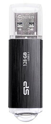 シリコンパワー USBメモリ 128GB USB3.1 & USB3.0 ヘアライン仕上げ Blaze B02 SP128GBUF3B0 送料無料