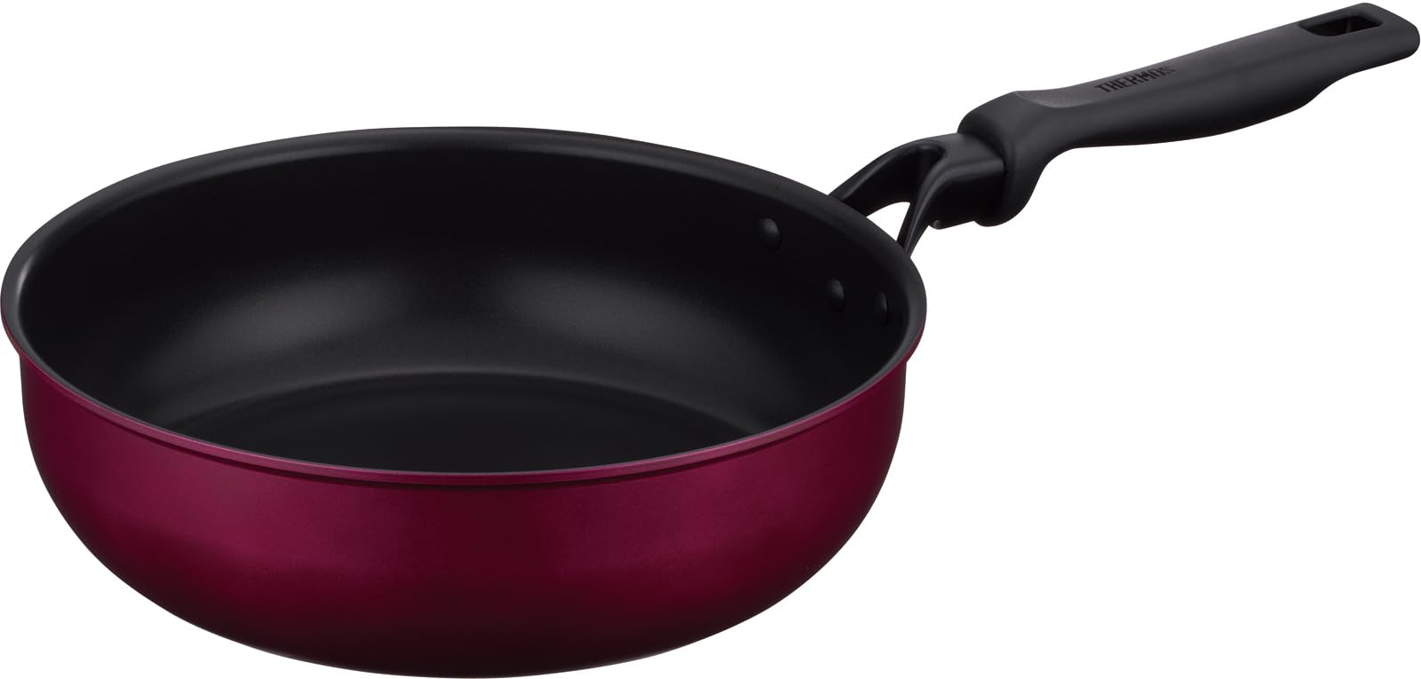 サーモス デュラブルシリーズ 炒め鍋 26cm レッド IH対応 KFM-026D R 送料無料