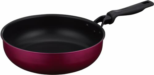 サーモス デュラブルシリーズ 炒め鍋 28cm レッド IH対応 KFM-028D R 送料無料