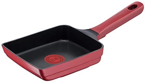 ティファール 玉子焼き器 14×18cm IH ガス火対応 「IHルージュ・アンリミテッド エッグロースター」 こびりつきにくい レッド 送料無料