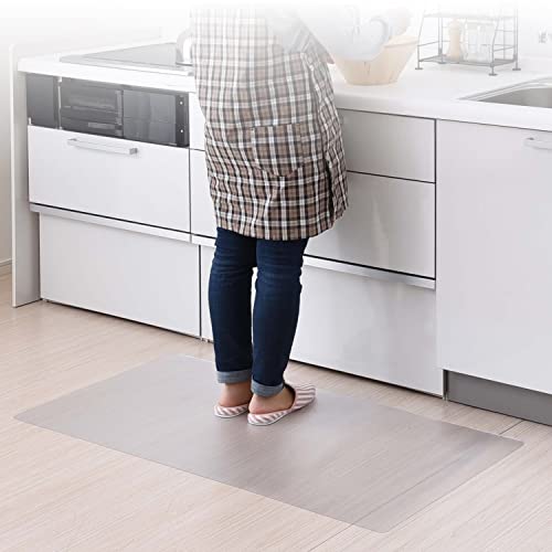 山善 キッチンマット 60×120cm 1.5mm厚 クリア CFM-1260 送料無料