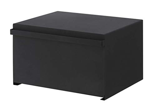 山崎実業(Yamazaki) 【 完成品 】 ブレッドケース ブラック 約W40×D34.5×H24cm タワー tower パンケース 送料無料