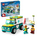 レゴ(LEGO) シティ 救急車とスノーボーダー おもちゃ 玩具 プレゼント ブロック 男の子 女の子 子供 4歳 5歳 6歳 救急車 送料無料