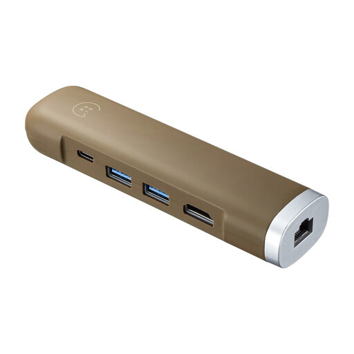 サンワサプライ USB Type-Cモバイルドッキングステーション(HDMI+LAN付)カーキ USB-3TCHLP10K 送料無料 サンワサプライ USB Type-Cモバイルドッキングステーション(HDMI+LAN付)カーキ USB-3TCHLP10K 送料無料