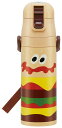 スケーター(Skater) 子供用 ステンレス キッズ 水筒 直飲み バーガーコンクス バーガー 470ml SDC4-A 送料無料(3)
