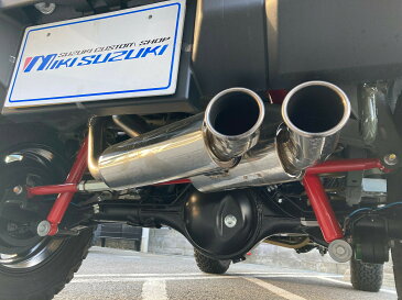 JB64ジムニー5次元2本出しマフラー(フルセット)JB64ジムニー用