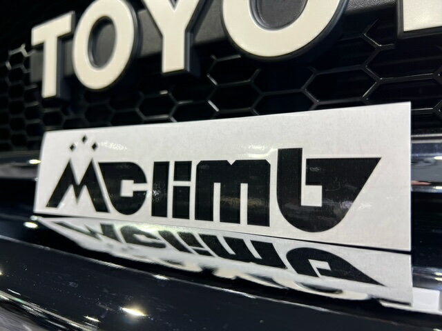 オリジナルステッカーです グロスブラック マットブラック ホワイトの３色から ４wd専門店 Mclimb Weed オリジナルステッカー車 ボディ ガラス 貼り付け用 激安