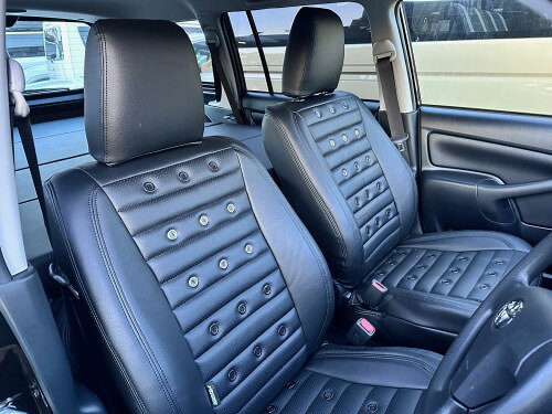 MCLIMB プロボックス専用 シートカバー ブラック/スポルト 高耐久レザー調 内装ドレスアップ