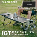 折りたたみIGTテーブル アウトドアテーブル アルミニウム アルミIGTローテーブル フォールディング igt対応 コンパクト 軽量 両側伸縮可能 モジュール式...