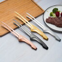【母の日応援価格】トング 3個セット 4カラー 焼肉 クレーバートング 約25cm 焼肉トング ステンレス バーベキュー キャンプ 調理器具 先端が浮く (先細...