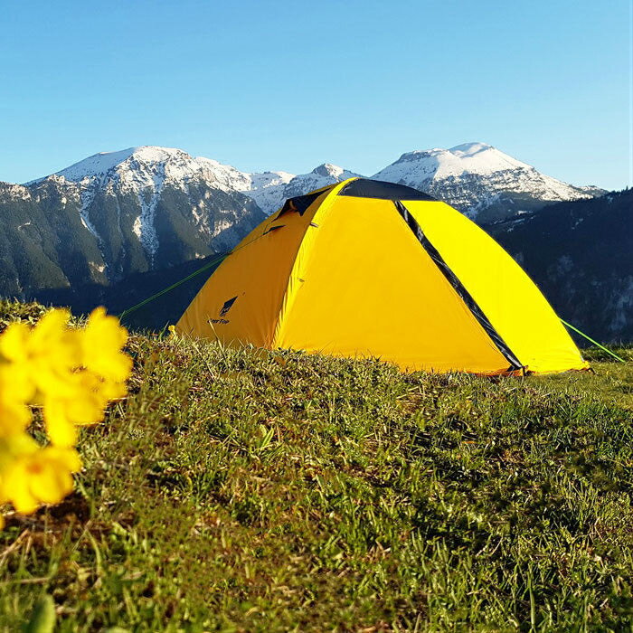 GEERTOP テントロープ パラコード ガイライン ガイドロープ タープロープ 4m 6本セット 反射材 アルミニウム自在金具 収納袋付き 耐荷重250kg キャンプ キャンプ用品 テント