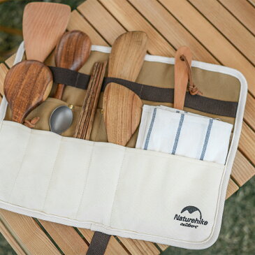 送料無料 Naturehike カトラリーケース キャンプ用品 バーベキュー 食器 カトラリー コンパクト 収納 食器バッグ キッチン 調理器具 箸 スプーン フォーク 包丁 ナイフ 旅行