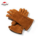 耐熱グローブ 35×14cm ブラウン 焚き火 耐火グローブ BBQ バーベキュー 耐熱グローブ 耐熱手袋 キャンプ 手袋 キャンプグローブ 革手袋 作業用手袋...