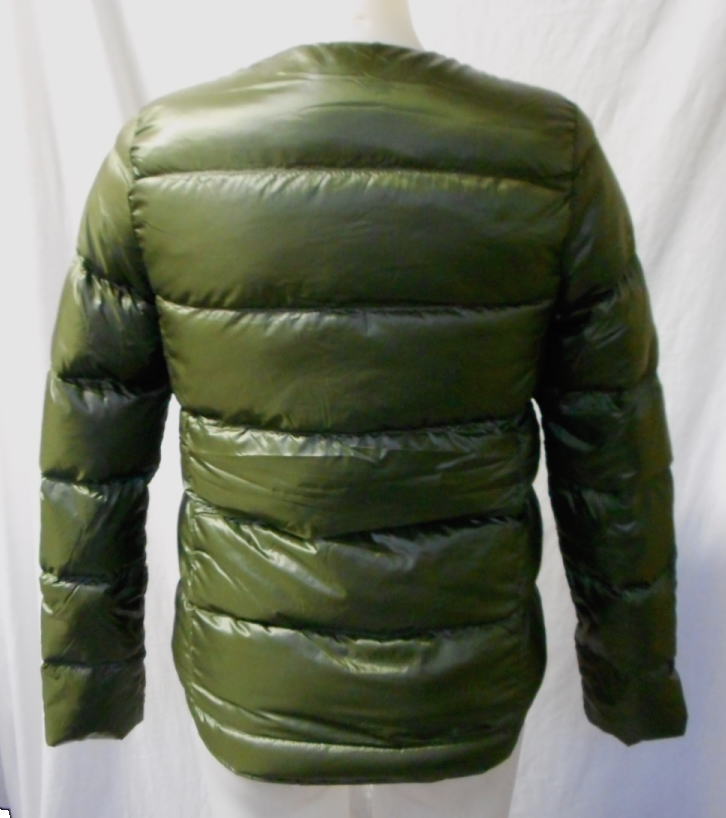 レディース インナーダウンジャケット レギュラーサイズオリーブ SI011防寒　アウターにも〇