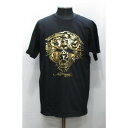 エドハーディ半袖 Tシャツ金箔プリントED-MST01黒
