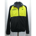 リーボック ジャージ ジャケット 黒xイエロー LサイズRA890027 Reebok(4)