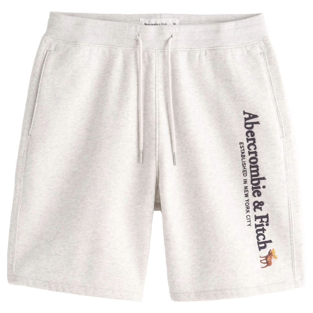 ¹͢ʡۥХӡ&եå  硼ȥѥ ( åȥѥ ) Abercrombie&Fitch Embroidered Logo Fleece Shorts (إ졼) ڥϡեѥ Ⱦѥ ûѥ 