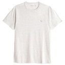 【並行輸入品】【メール便送料無料】アバクロンビー&フィッチ メンズ Tシャツ ( 半袖 ) Abercrombie&Fitch Elevated Icon Tee (ライトヘザーグレー) 【tシャツ tシャツ 】