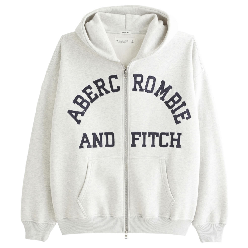 【並行輸入品】アバクロンビー&フィッチ メンズ パーカー ( オーバーサイズ ) Abercrombie&Fitch Elevated Icon Popover Hoodie (ブラウン) 【大き目 パーカー オーバーサイズ 】