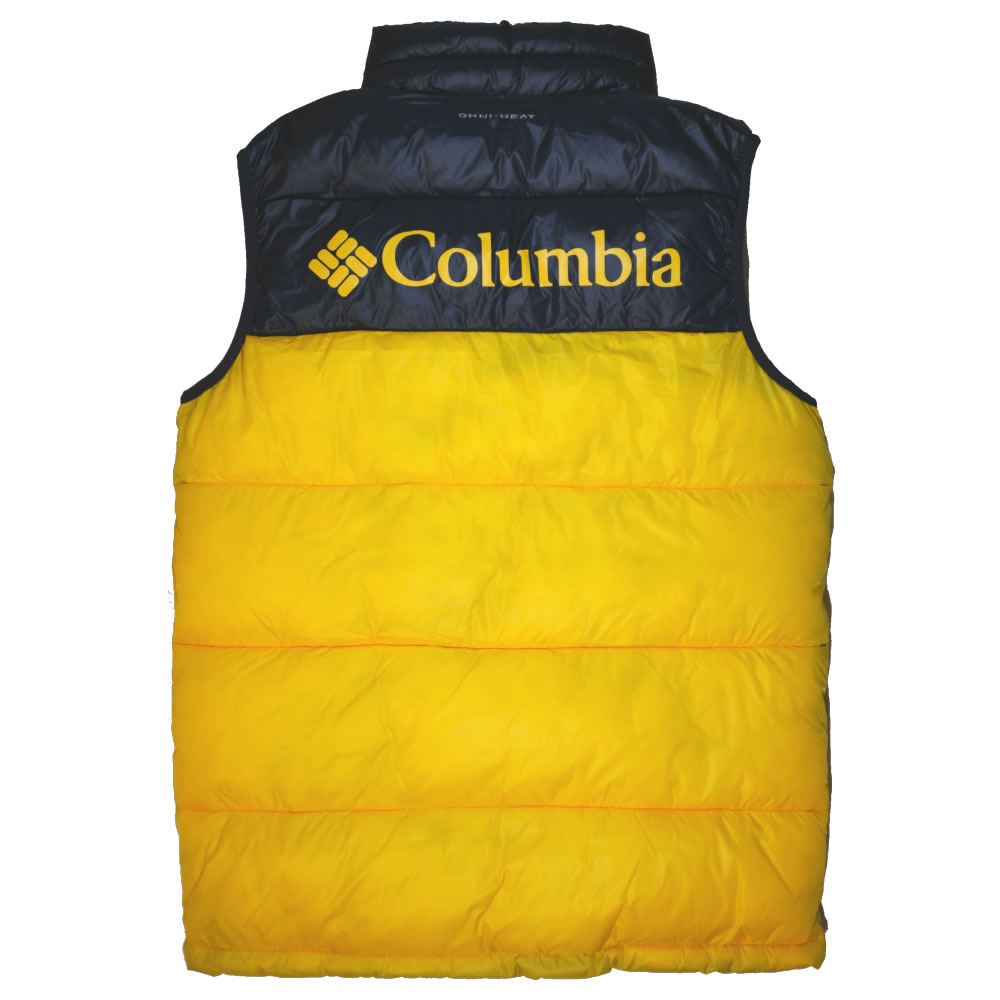 【並行輸入品】コロンビア メンズ ベスト ( ダウンを含まない中綿 ) Columbia Pike Lake Vest (イエロー) 【 アウター ジャケット 】