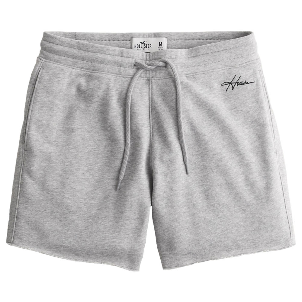 ¹͢ʡۥۥꥹ  ƥ꡼ ե꡼ 硼ȥѥ Hollister Terry Fleece Logo Shorts 5 (إ졼) ڥϡեѥ åȥѥ ûѥ 