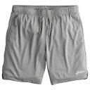 ホリスター メンズ メッシュ ショートパンツ Hollister Mesh Logo Shorts 7 (グレー) 