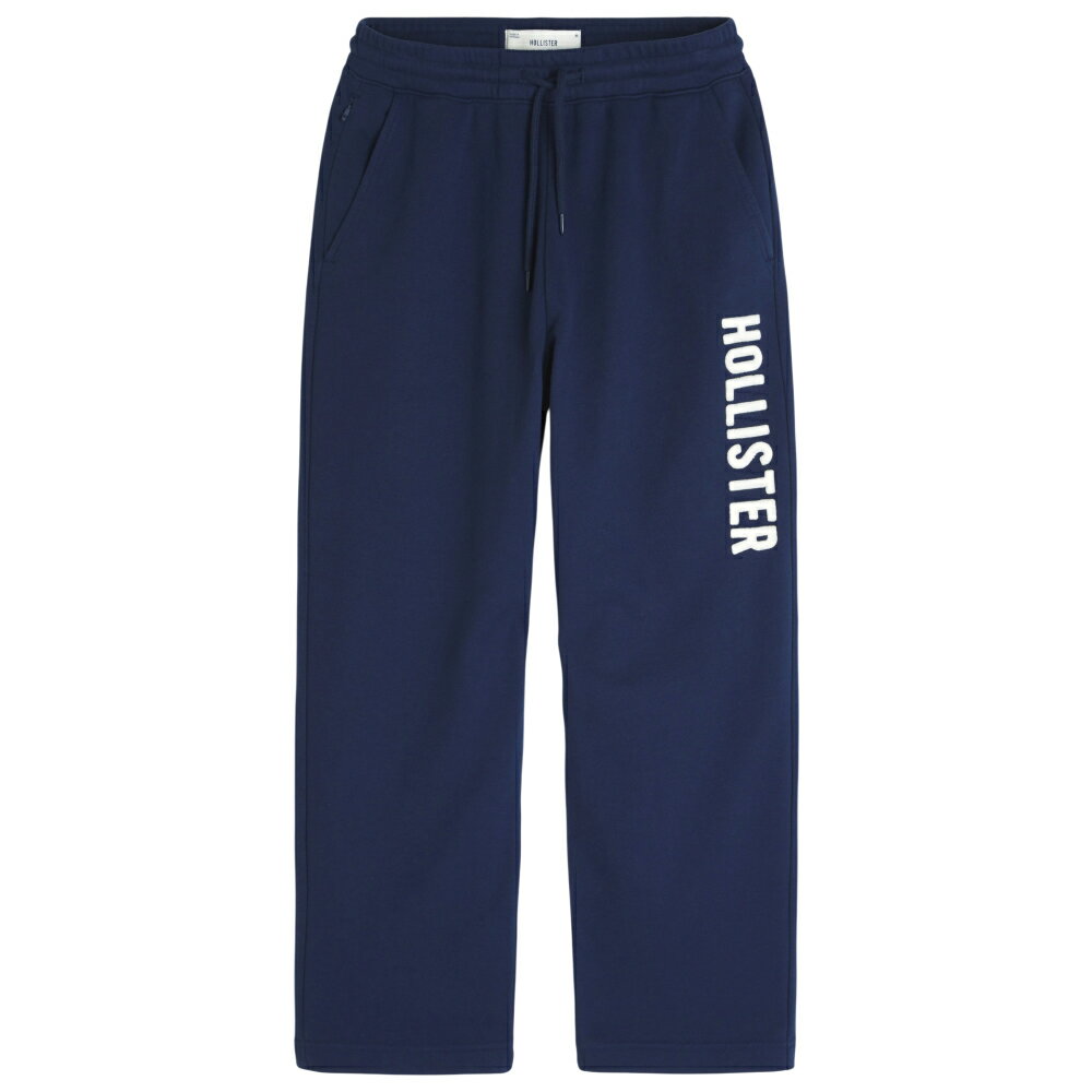 Rakuten - 【並行輸入品】ホリスター メンズ テリーフリース スウェット パンツ ( バギーレッグ ) Hollister Baggy Terry Logo Graphic Sweatpants (ネイビー) 【ロングパンツ バギー テリー 】