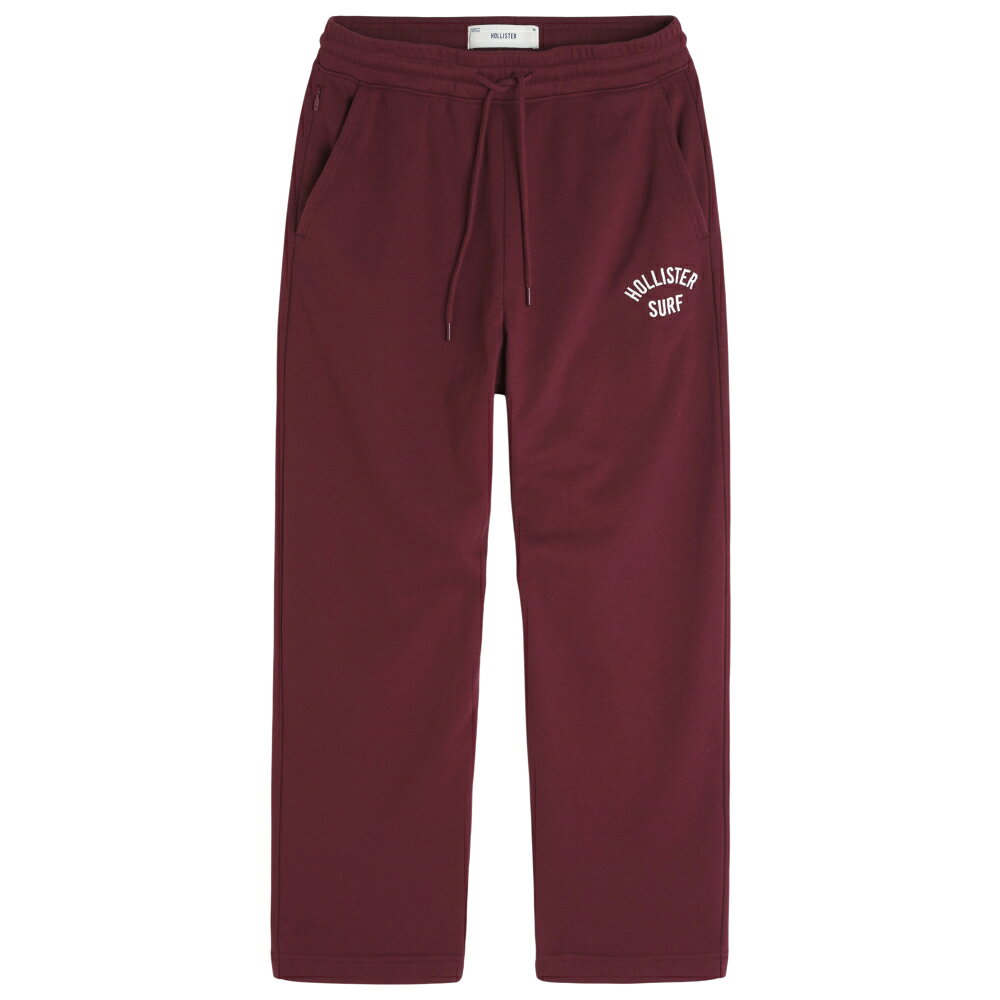 Rakuten - 【並行輸入品】ホリスター メンズ テリーフリース スウェット パンツ ( バギーレッグ ) Hollister Baggy Terry Logo Graphic Sweatpants (バーガンディー) 【ロングパンツ バギー テリー 】