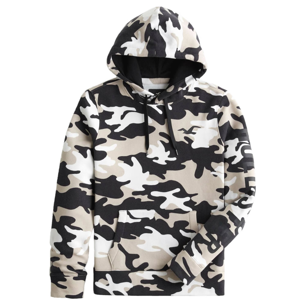 【並行輸入品】ホリスター メンズ パーカー ( プルオーバー ) Hollister Camo Hoodie (カモフラージュ) 【 パーカ フリース 】