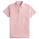 ホリスター メンズ ポロシャツ ( 半袖 ) Hollister Stretch Polo (ピンク) 