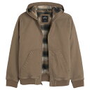 【並行輸入品】ホリスター メンズ ボンバー ジャケット ( フード付き ) Hollister Hooded Workwear Bomber Jacket (ブラウン) 【ボンバー アウター ジャケット 】