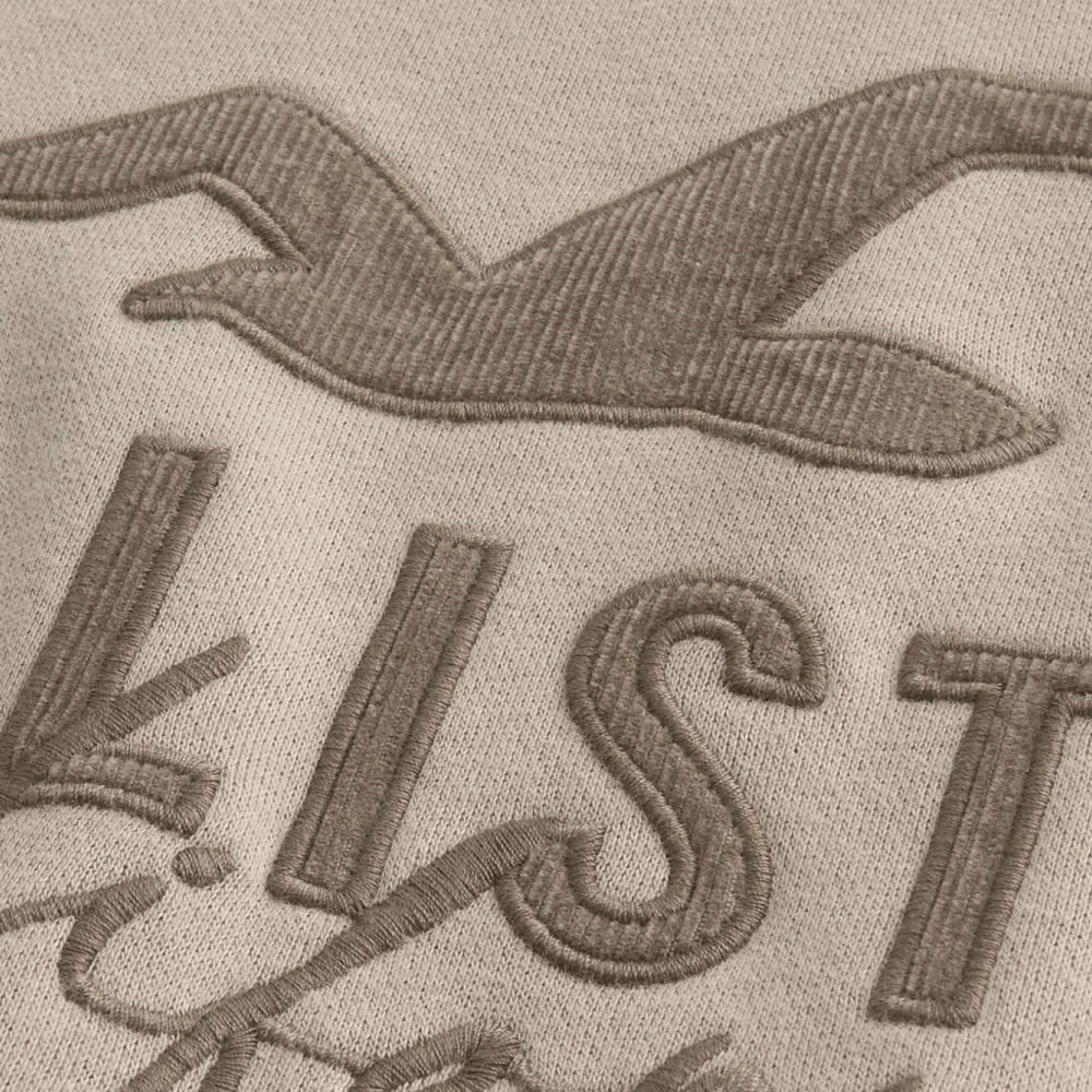 【並行輸入品】ホリスター メンズ パーカー ( プルオーバー ) Hollister Logo Graphic Hoodie (ダークグリーン) 【アップリケ パーカ フリース 】