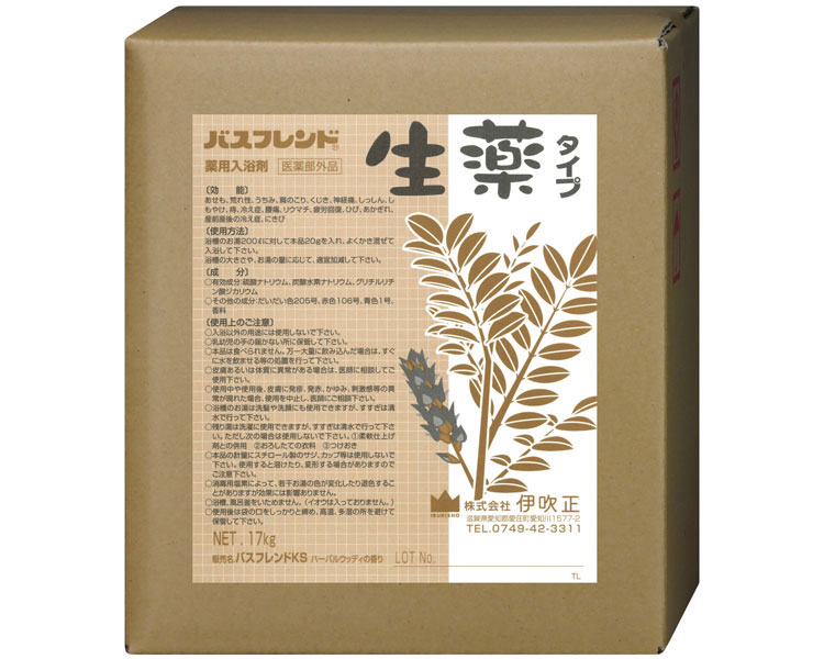 送料無料沖縄を除く 伊吹正 薬用入浴剤 バスフレンド 17kg 生薬入浴剤 香り 疲労回復 神経痛 リウマチ 肩こり 腰痛 冷え症 痔 荒れ性 しもやけ あせも ひび あかぎれ 介護施設 宿泊施設 入浴施設 あみあみ限定特典 バス用品日用品雑貨 文房具 手芸 Insolite Guadeloupe