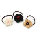 かわいい・使いやすいキッズヘアゴムあったか素材【C13-05】ジュニア子供▼2200円以上でネコポス送料無料▼(ヘアゴム ヘアーゴム ヘアアクセサリー ヘアーア...