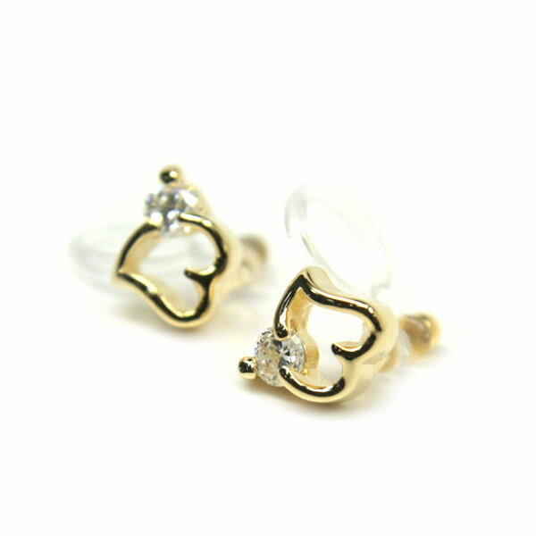 ノンホール樹脂イヤリングなので痛くない クリップ 【Y70-010】 [ジュエリー] ピアスみたいに気軽につ..