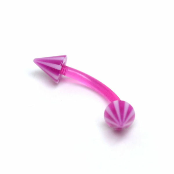 ボディピアス カーブ バナナ 16G【Y67-59】(1個ペアではございません)