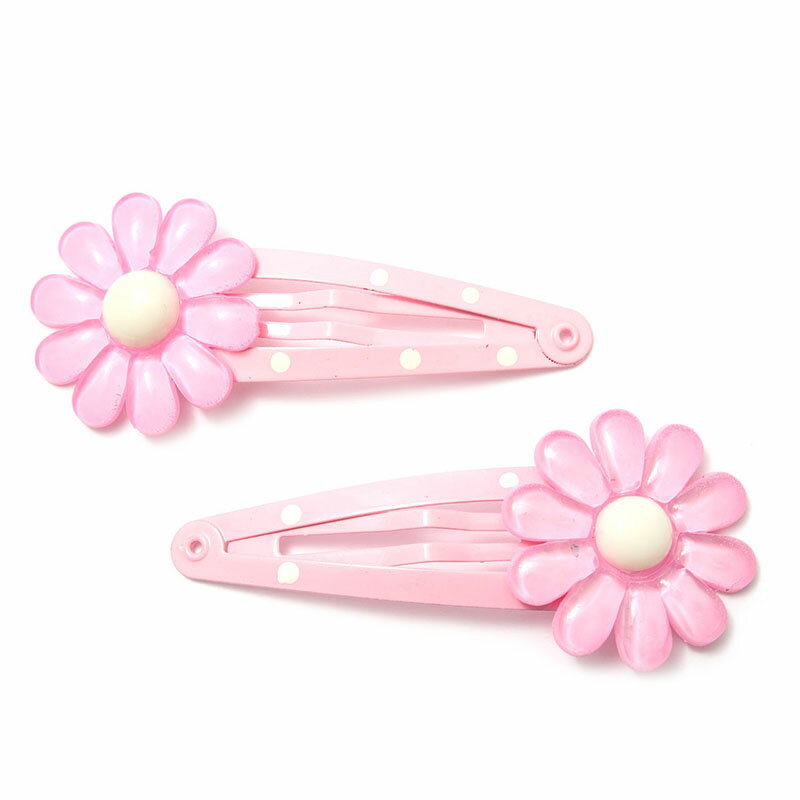 クリアピンクのお花モチーフがついたかわいらしいヘアピンです ビビットなピンク色で華やかな印象に♪ ・お得な2個入り♪ ・柄の色が多少異なる場合がございます。 ・ドット柄の数が異なる場合がございます。 ・塗装剥がれがある場合がございます。 ※...