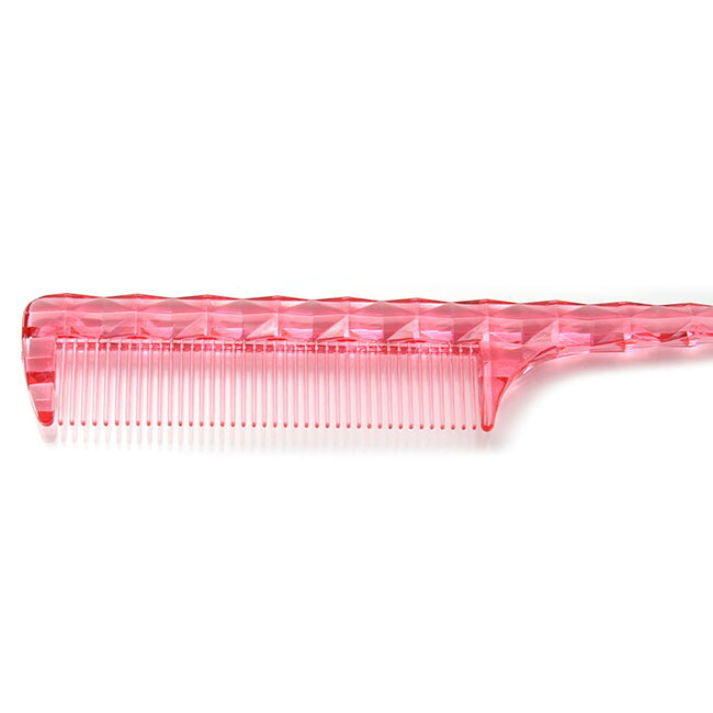 ヘアコーム小 くし 櫛 クリスタルカット クリアレッド J69-02 ヘアメイク heroine-10020182 アクセサリーのヒロインスタイル サンプル画像2