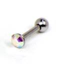 ボディピアス バーベル 16G エービークリスタル【Y67-18】(1個ペアではございません)▼2200円以上でネコポス送料無料▼