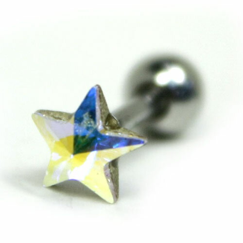 ボディピアス16Gエービークリスタル【Y67-28】（1個ペアではございません）▼2200円以上でネコポス送料無料▼