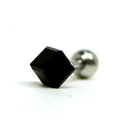 ボディピアス16Gジェット【Y67-31】(1個ペアではございません)▼2200円以上でネコポス送料無料▼