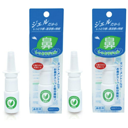 送料無料 まとめ買い (2個パック) ハナクリーン鼻しっとりジェル 10ml 鼻の保湿ジェル 乾燥対策 ミント 洗浄 保湿 花粉対策 ウイルス対策