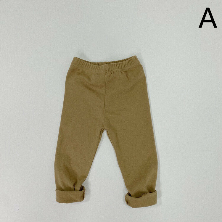 Rakuten - パンツ 弾力 保温 秋冬 無地 快適 子供用 hbq053
