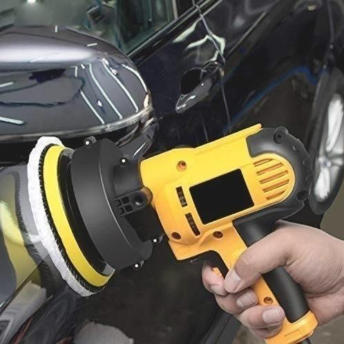 電動ポリッシャー 110V対応可能 700W強力モーター 6段変速 車磨き 研磨パッド付き 小型 サンダポリシャ..