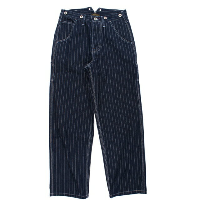 Rakuten - 新品ジーンズ デニム パンツ 13.5oz ストライプ カジュアルパンツ カーゴパンツ ストレートパンツ メンズ hbq702