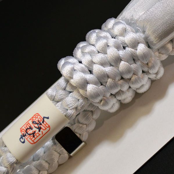 羽織紐 白 日本製 男性 成人式 卒業式 結婚式 丸組 はおり紐 紋付羽織袴用 紋付用