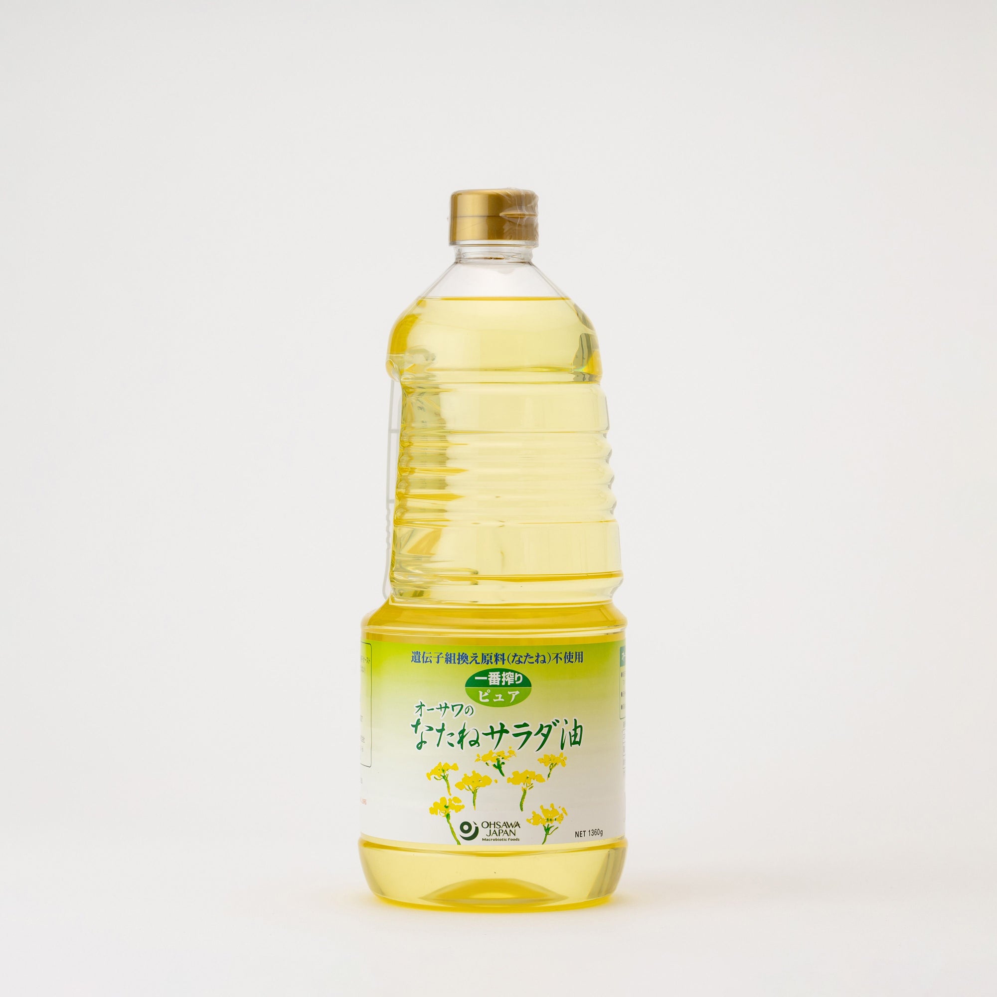 ■湯洗い製法など化学溶剤を使用せず、脱色・脱臭したクセのないサラダ油 ■揚げ物などに繰り返し使用できる ■炒め物や揚げ物、ドレッシングなどに 商品説明 原材料 なたね（オーストラリア産） 賞味期限常温で1年 内容量1360g ブランド名オーサワジャパン